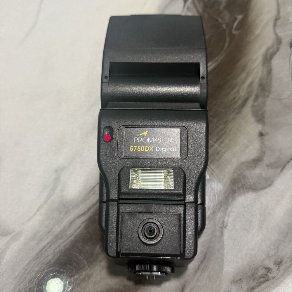 ProMaster 5750DX Digital Electronic Flash - Shoe Mount - Dual Flash - TESTED